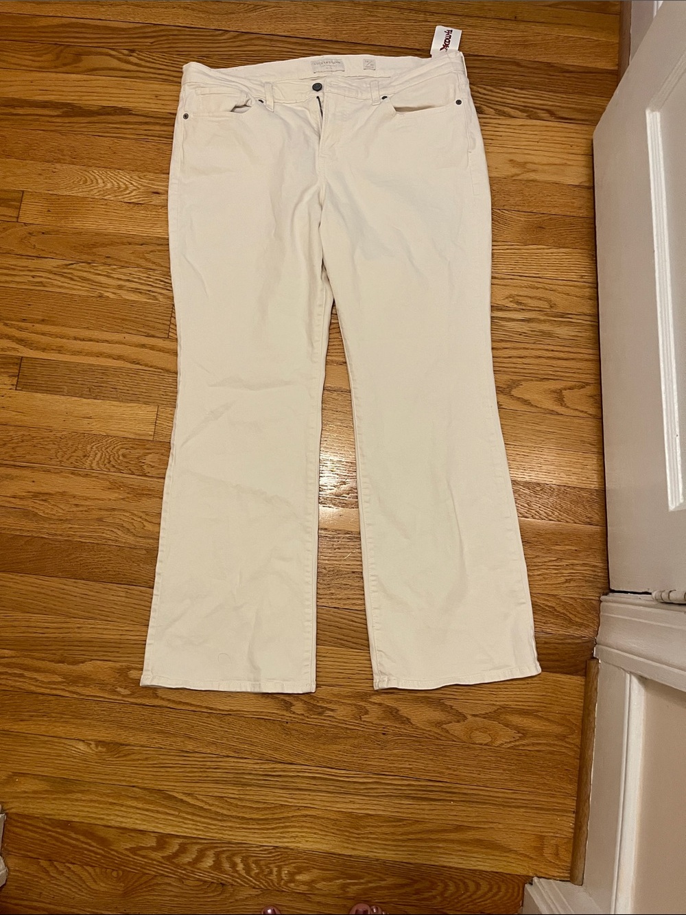 Lucky Brand Cream Boot Cut Jeans